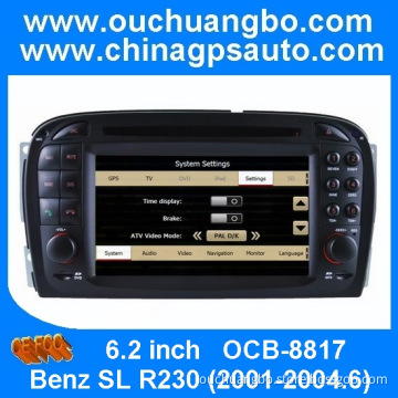 Ouchuangbo Auto Radio DVD System for Mercedes Benz SL R230 (2001-2004.6) GPS Navigation iPod USB TV Stereo Audio